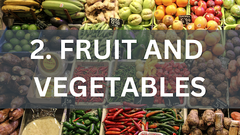 Eat fruits and vegetables for good mental health